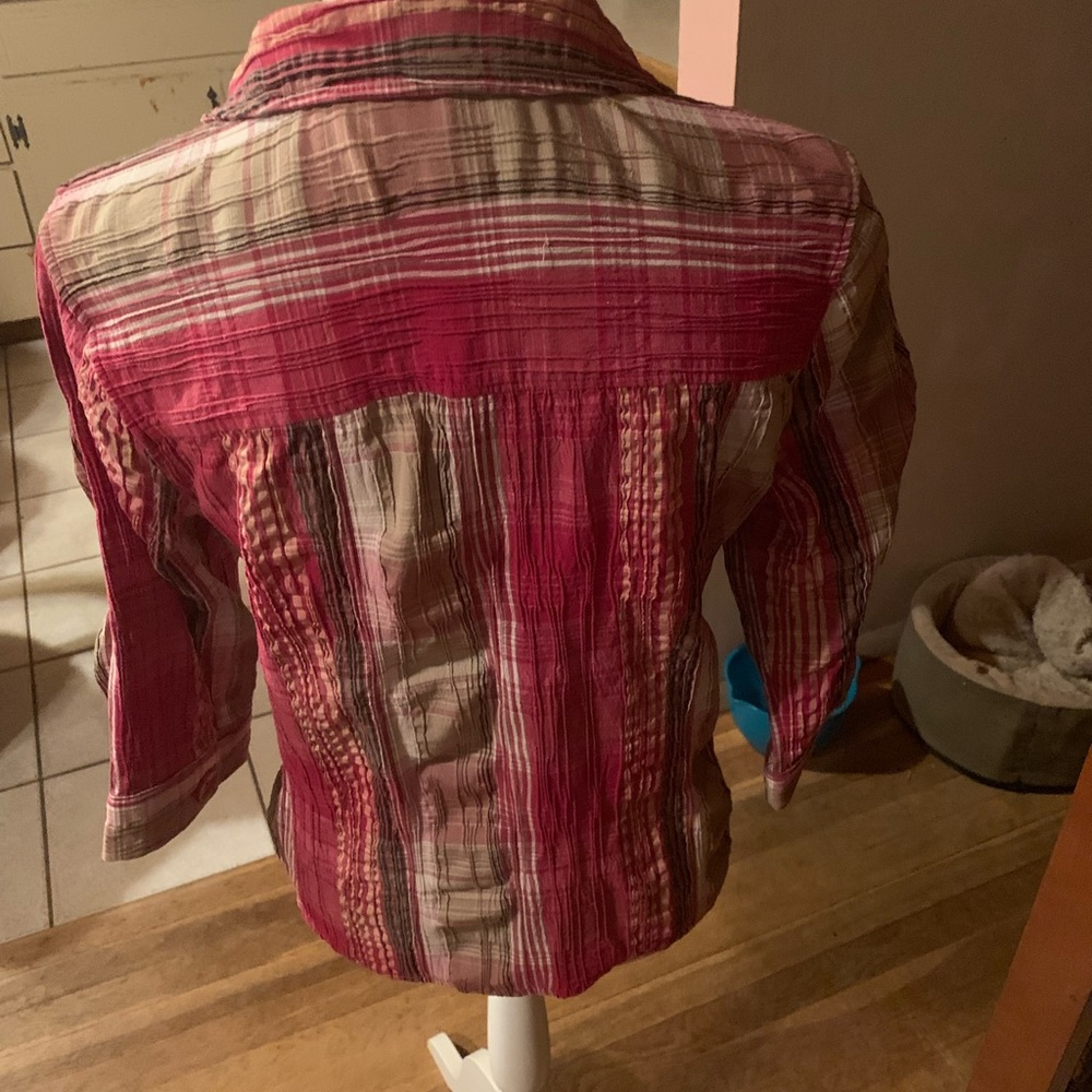 Plaid button down - Picture 2 of 5